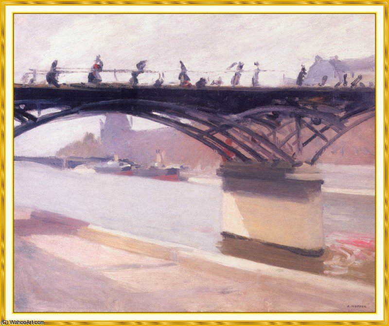 Wikioo.org – L'Encyclopédie des Beaux Arts - Peinture, Oeuvre de Edward Hopper - Le pontdes arts