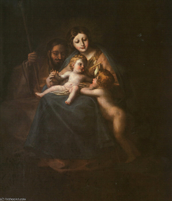 Wikioo.org - The Encyclopedia of Fine Arts - Painting, Artwork by Francisco De Goya - the holy family