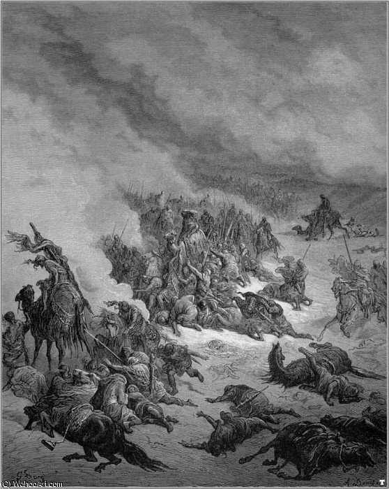 Wikioo.org - The Encyclopedia of Fine Arts - Painting, Artwork by Paul Gustave Doré - crusades against granada