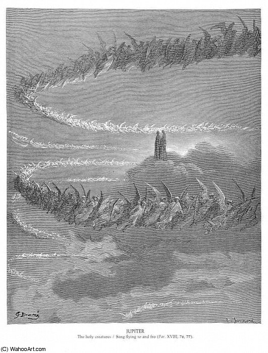 Wikioo.org – La Enciclopedia de las Bellas Artes - Pintura, Obras de arte de Paul Gustave Doré - júpiter