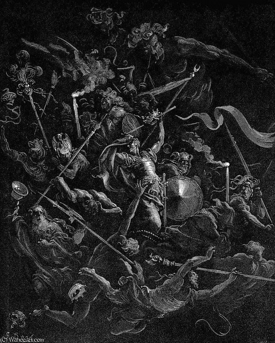 Wikioo.org - The Encyclopedia of Fine Arts - Painting, Artwork by Paul Gustave Doré - paradise lost - (11)