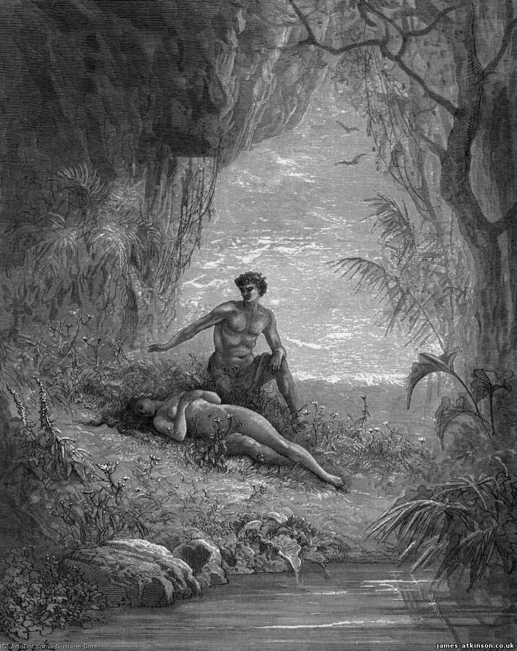 WikiOO.org - Encyclopedia of Fine Arts - Malba, Artwork Paul Gustave Doré - paradise lost - (20)