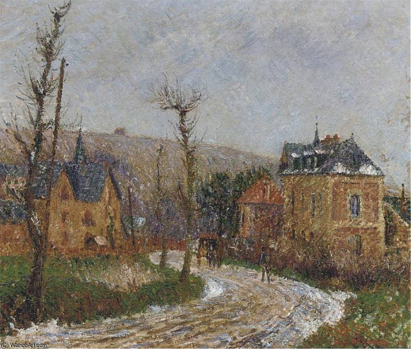 WikiOO.org - Encyclopedia of Fine Arts - Målning, konstverk Gustave Loiseau - The Road to Dieppe