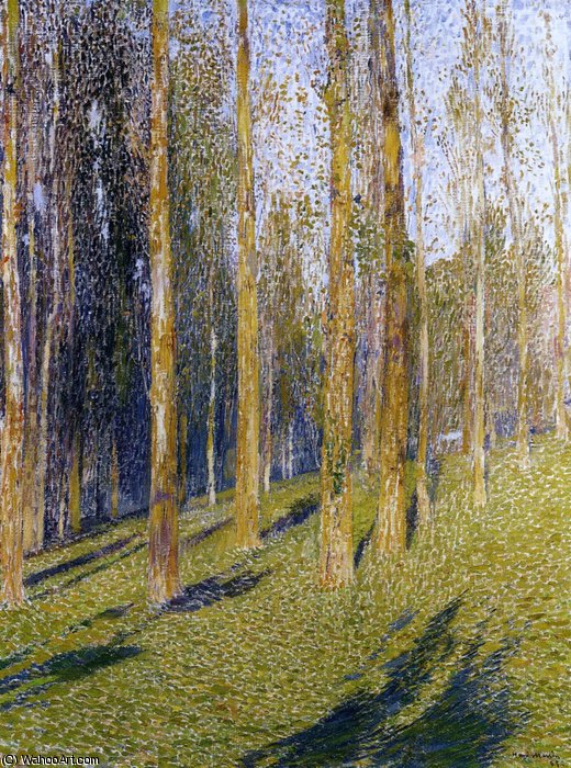 Wikioo.org – L'Encyclopédie des Beaux Arts - Peinture, Oeuvre de Henri Jean Guillaume Martin - forêt