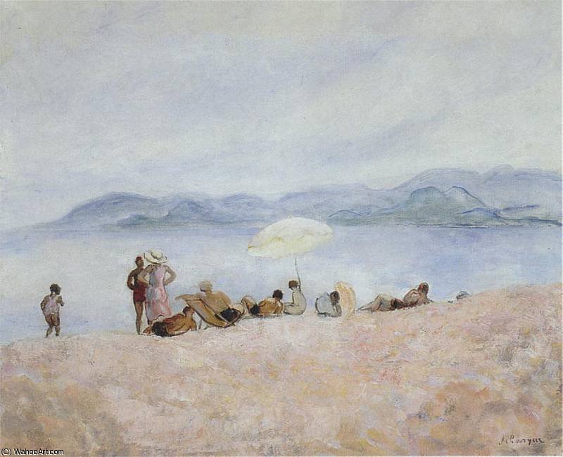 Wikioo.org – L'Enciclopedia delle Belle Arti - Pittura, Opere di Henri Lebasque - In spiaggia