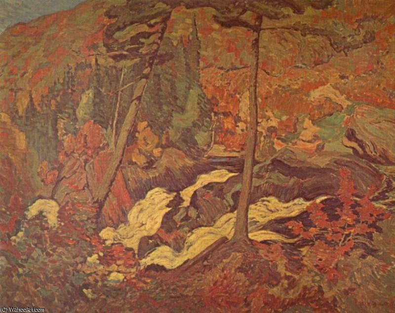 WikiOO.org - Encyclopedia of Fine Arts - Maleri, Artwork James Edward Hervey Macdonald - the wild river