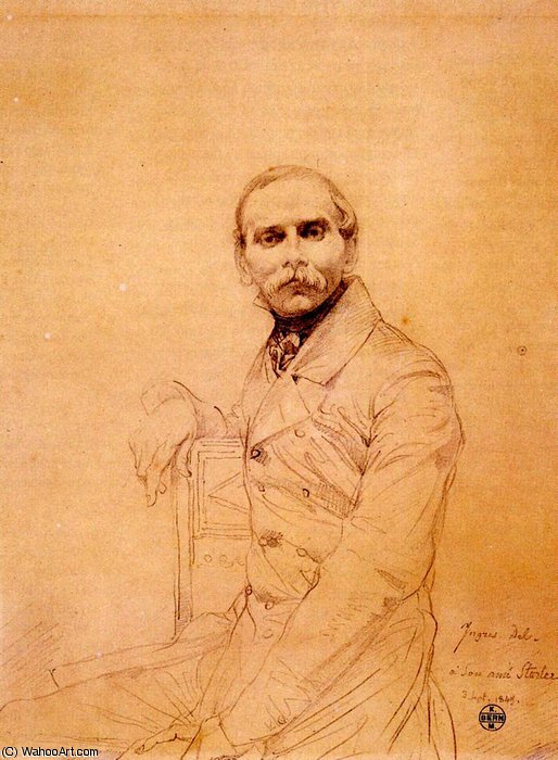Wikioo.org – La Enciclopedia de las Bellas Artes - Pintura, Obras de arte de Jean Auguste Dominique Ingres - Franz Adolf von Stuerler