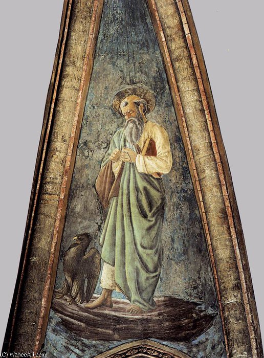 Wikioo.org - The Encyclopedia of Fine Arts - Painting, Artwork by Andrea Del Castagno - St John the Evangelist