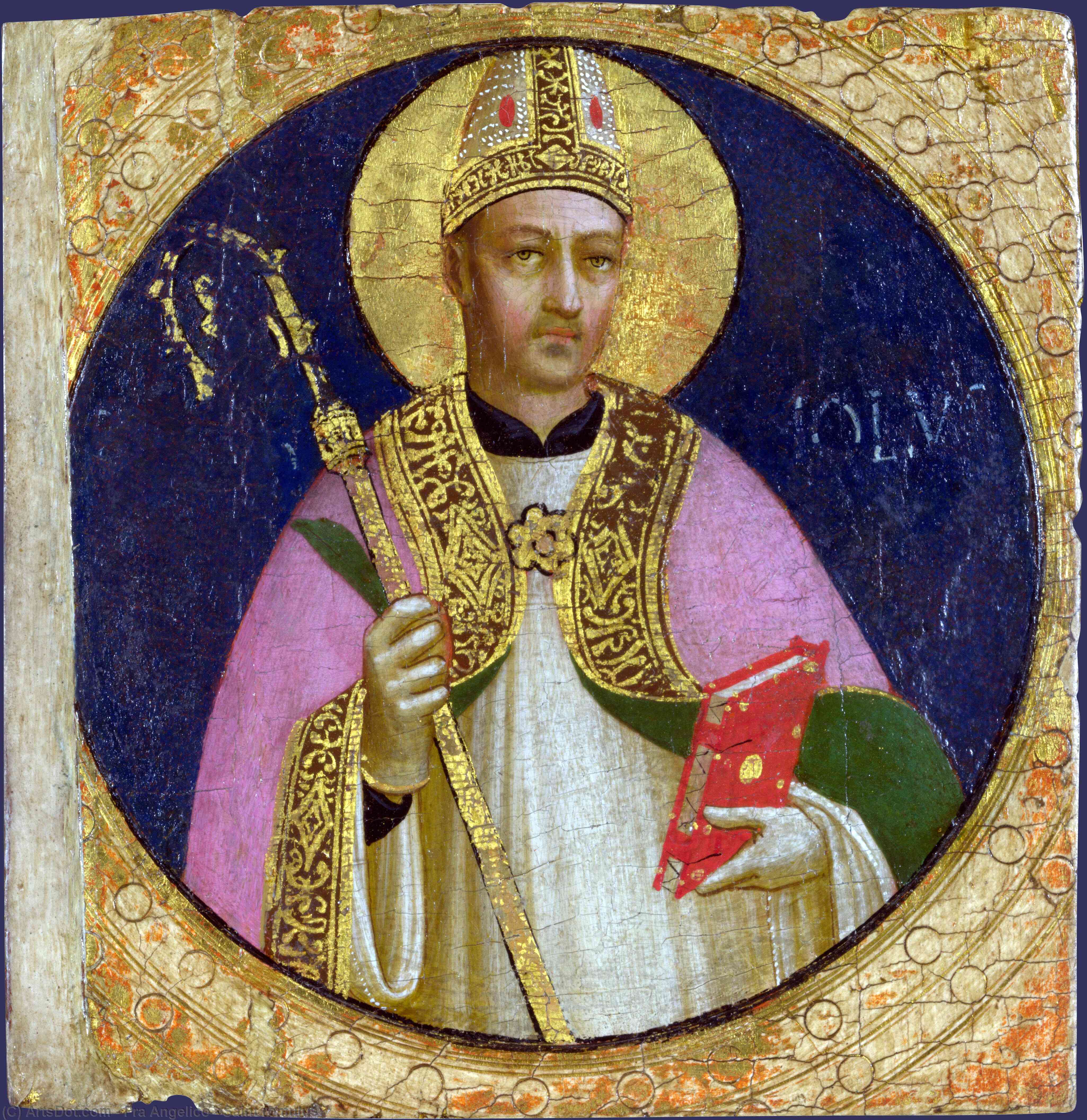 Wikioo.org - สารานุกรมวิจิตรศิลป์ - จิตรกรรม Fra Angelico - Saint romulus