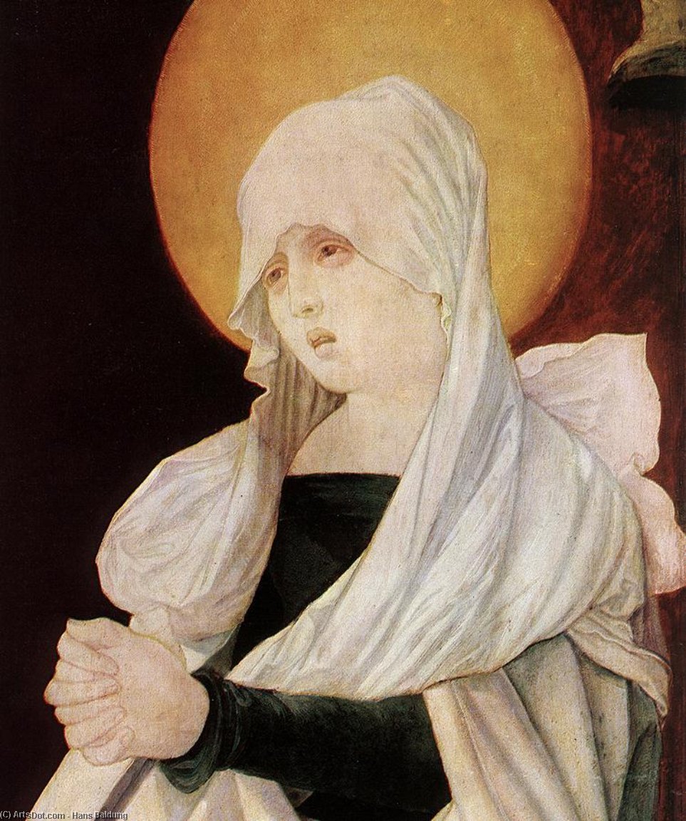 Wikioo.org - The Encyclopedia of Fine Arts - Painting, Artwork by Hans Baldung - Mater Dolorosa (detail)