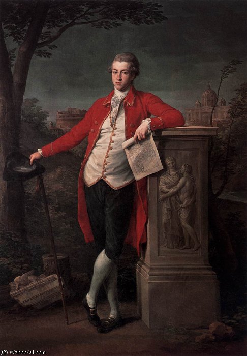 Wikioo.org - The Encyclopedia of Fine Arts - Painting, Artwork by Pompeo Batoni - Charles cecil roberts