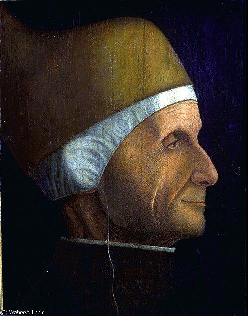 WikiOO.org - Enciklopedija dailės - Tapyba, meno kuriniai Gentile Bellini - Portrait of Doge Leonardo Loredano