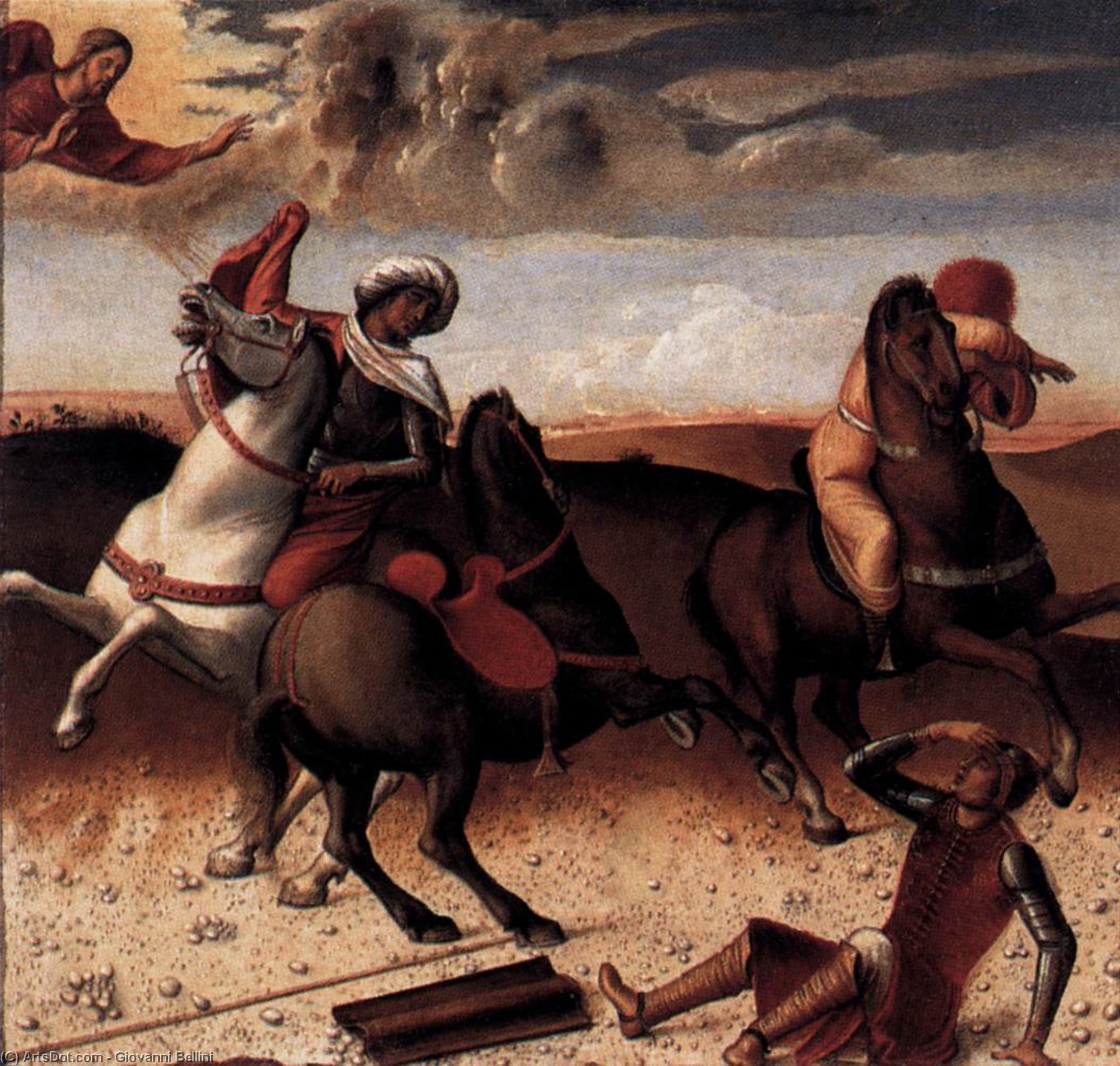 Wikioo.org - The Encyclopedia of Fine Arts - Painting, Artwork by Giovanni Bellini - pesaro - Pesaro Altarpiece (predella)2