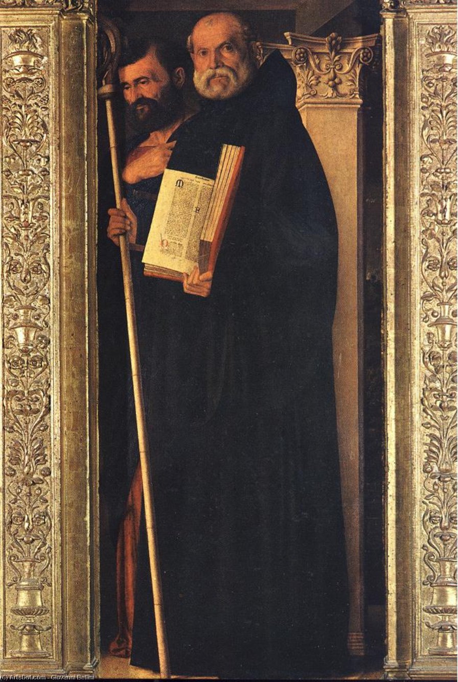 WikiOO.org - Enciklopedija dailės - Tapyba, meno kuriniai Giovanni Bellini - 2.frari triptych - frari triptych (detail)6