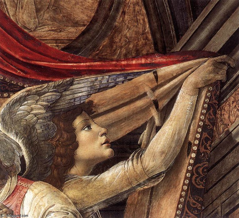 Wikioo.org - Encyklopedia Sztuk Pięknych - Malarstwo, Grafika Sandro Botticelli - San barnaba altarpiece (detail)2