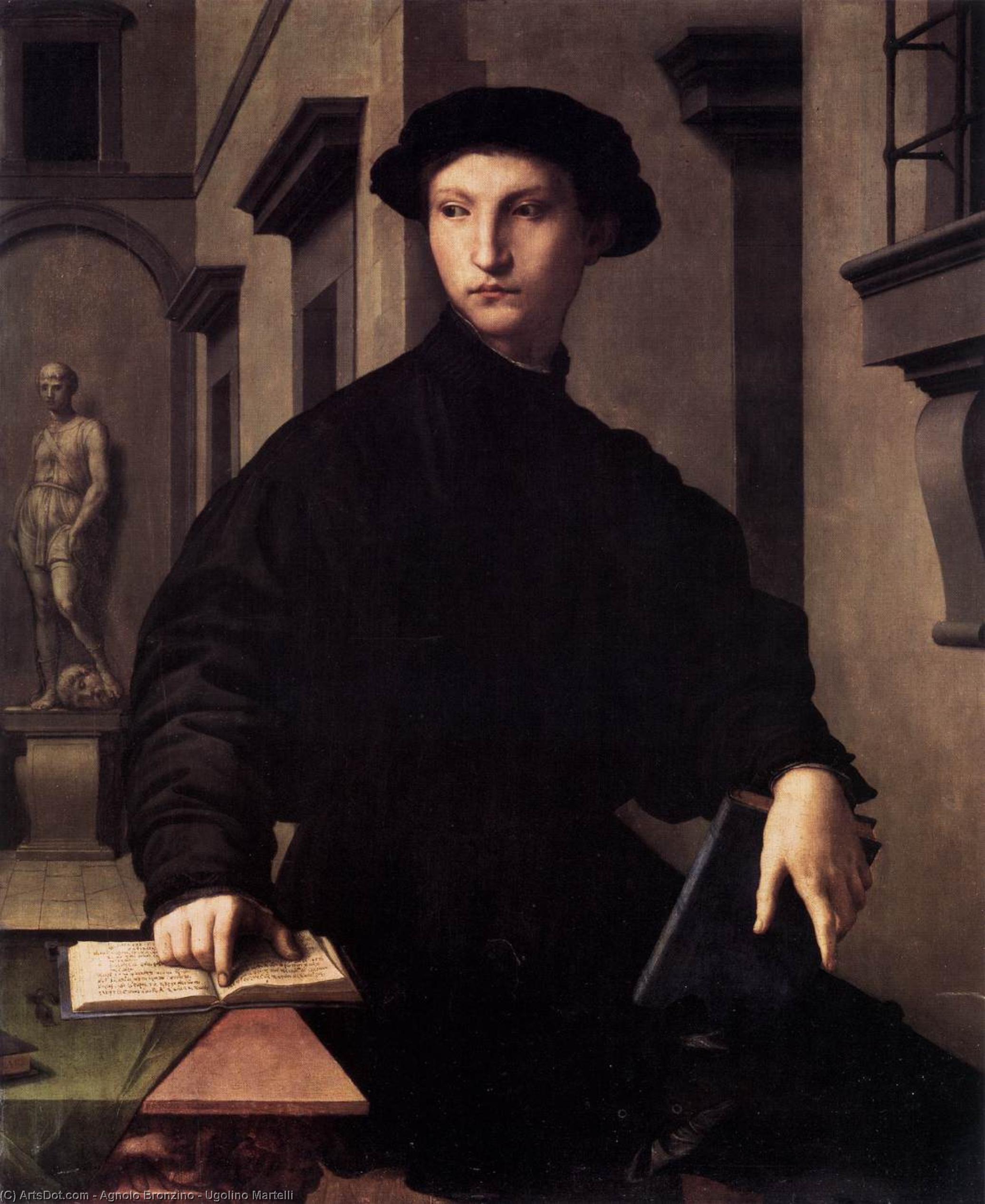 Wikioo.org - The Encyclopedia of Fine Arts - Painting, Artwork by Agnolo Bronzino - Ugolino Martelli