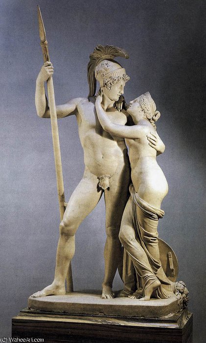 WikiOO.org - Encyclopedia of Fine Arts - Maľba, Artwork Antonio Canova - Venus and Mars