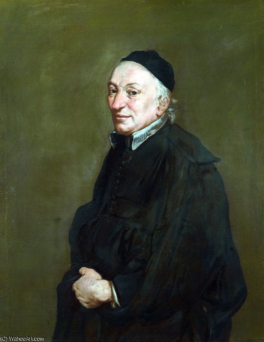 WikiOO.org - Encyclopedia of Fine Arts - Maľba, Artwork Giacomo Ceruti (Pitocchetto) - Portrait of a Priest