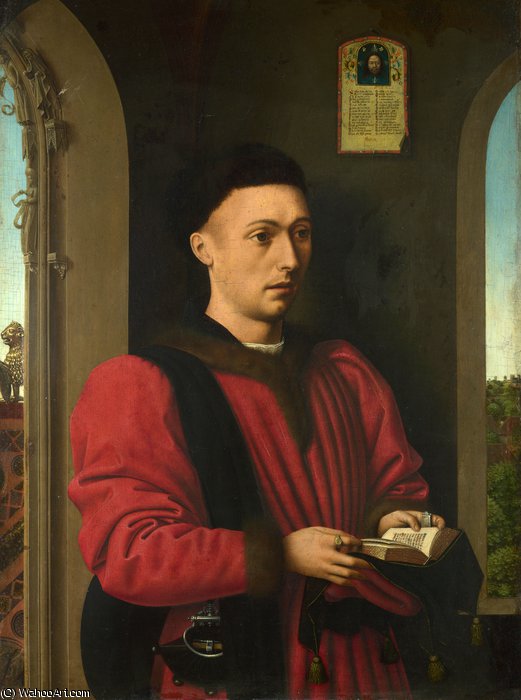 Wikioo.org - The Encyclopedia of Fine Arts - Painting, Artwork by Petrus Christus - Portrait of a Young Man