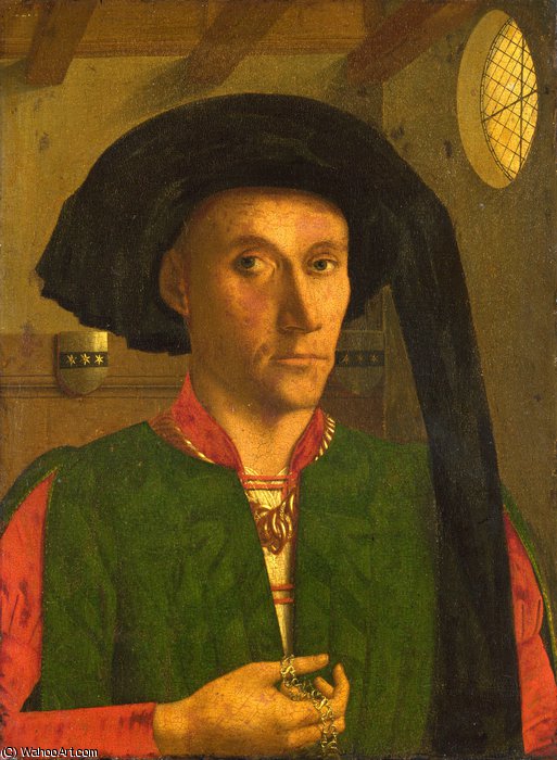 WikiOO.org - Encyclopedia of Fine Arts - Maľba, Artwork Petrus Christus - Portrait of Edward Grimston