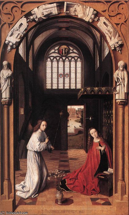 Wikioo.org – L'Encyclopédie des Beaux Arts - Peinture, Oeuvre de Petrus Christus - Annonciation