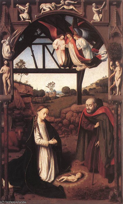 WikiOO.org - Енциклопедія образотворчого мистецтва - Живопис, Картини
 Petrus Christus - Nativity
