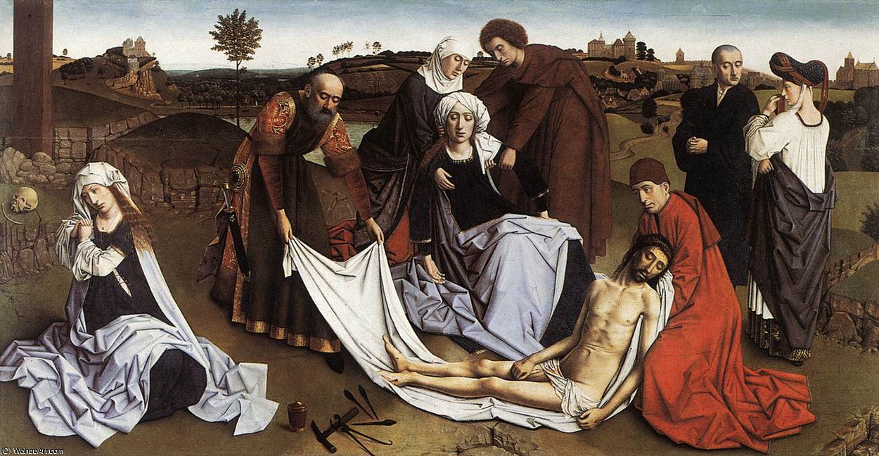 WikiOO.org - Encyclopedia of Fine Arts - Maleri, Artwork Petrus Christus - The Lamentation