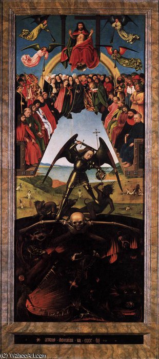 Wikioo.org – La Enciclopedia de las Bellas Artes - Pintura, Obras de arte de Petrus Christus - El Juicio Final