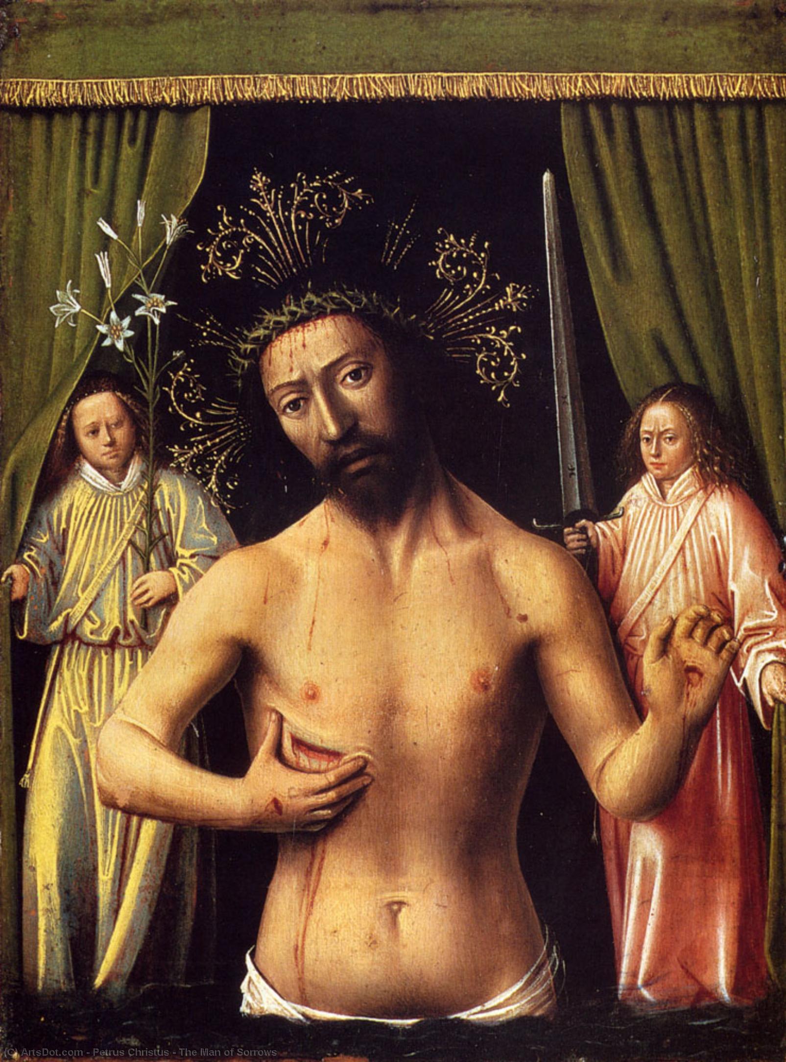 Wikioo.org - The Encyclopedia of Fine Arts - Painting, Artwork by Petrus Christus - The Man of Sorrows