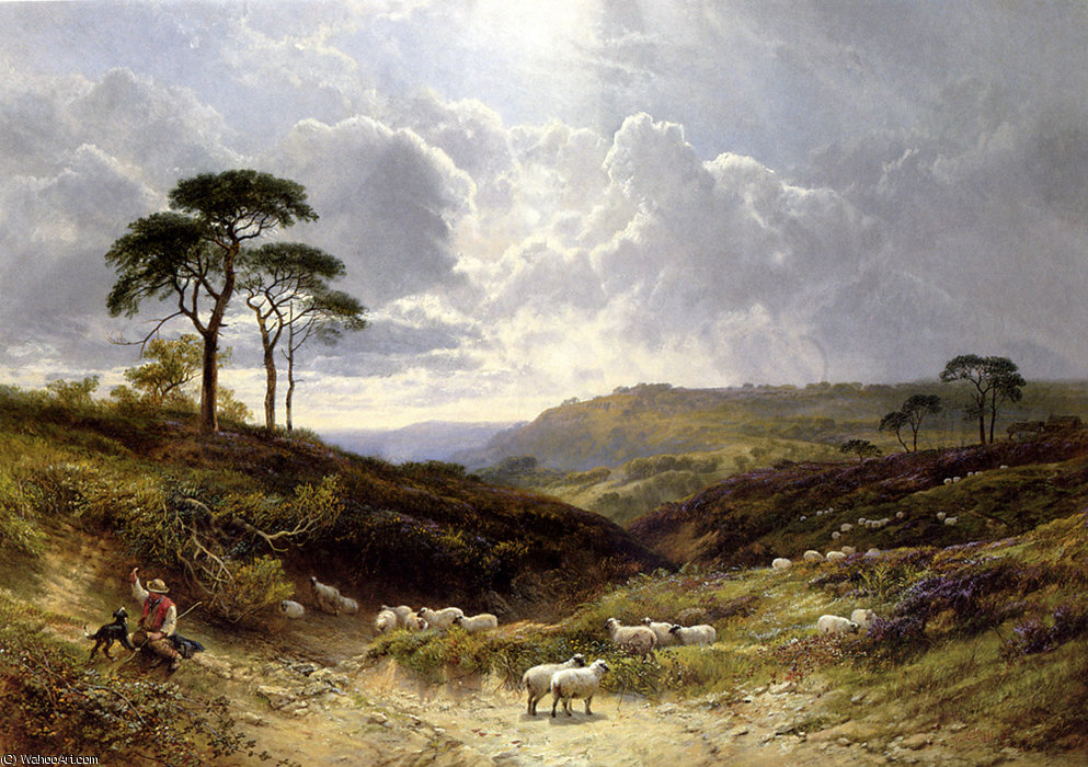 Wikioo.org - The Encyclopedia of Fine Arts - Painting, Artwork by George Cole Senior - Near liss hampshire