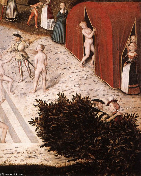 WikiOO.org - Енциклопедія образотворчого мистецтва - Живопис, Картини
 Lucas Cranach The Elder - Fountain of Youth (detail)3