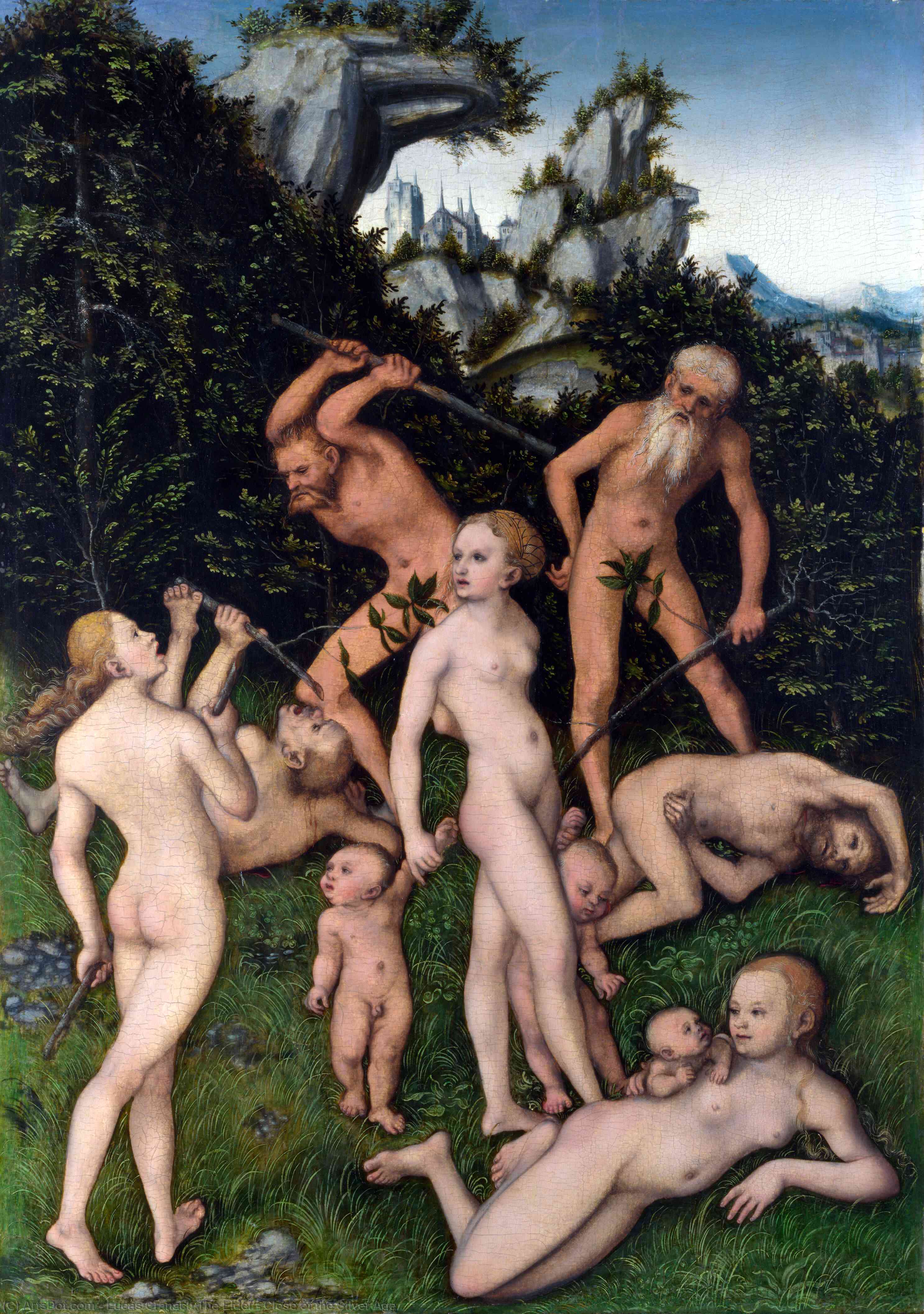 Wikioo.org - The Encyclopedia of Fine Arts - Painting, Artwork by Lucas Cranach The Elder - Close of the Silver Age