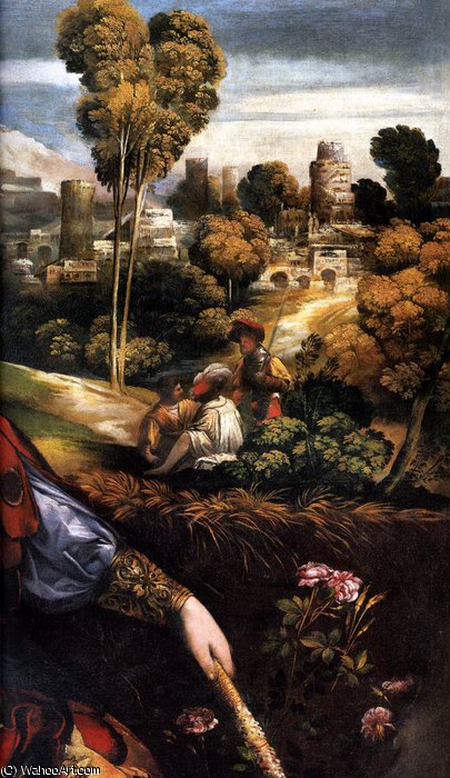 Wikioo.org – La Enciclopedia de las Bellas Artes - Pintura, Obras de arte de Dosso Dossi (Giovanni Di Niccolò De Luteri) - Circe (detalle)