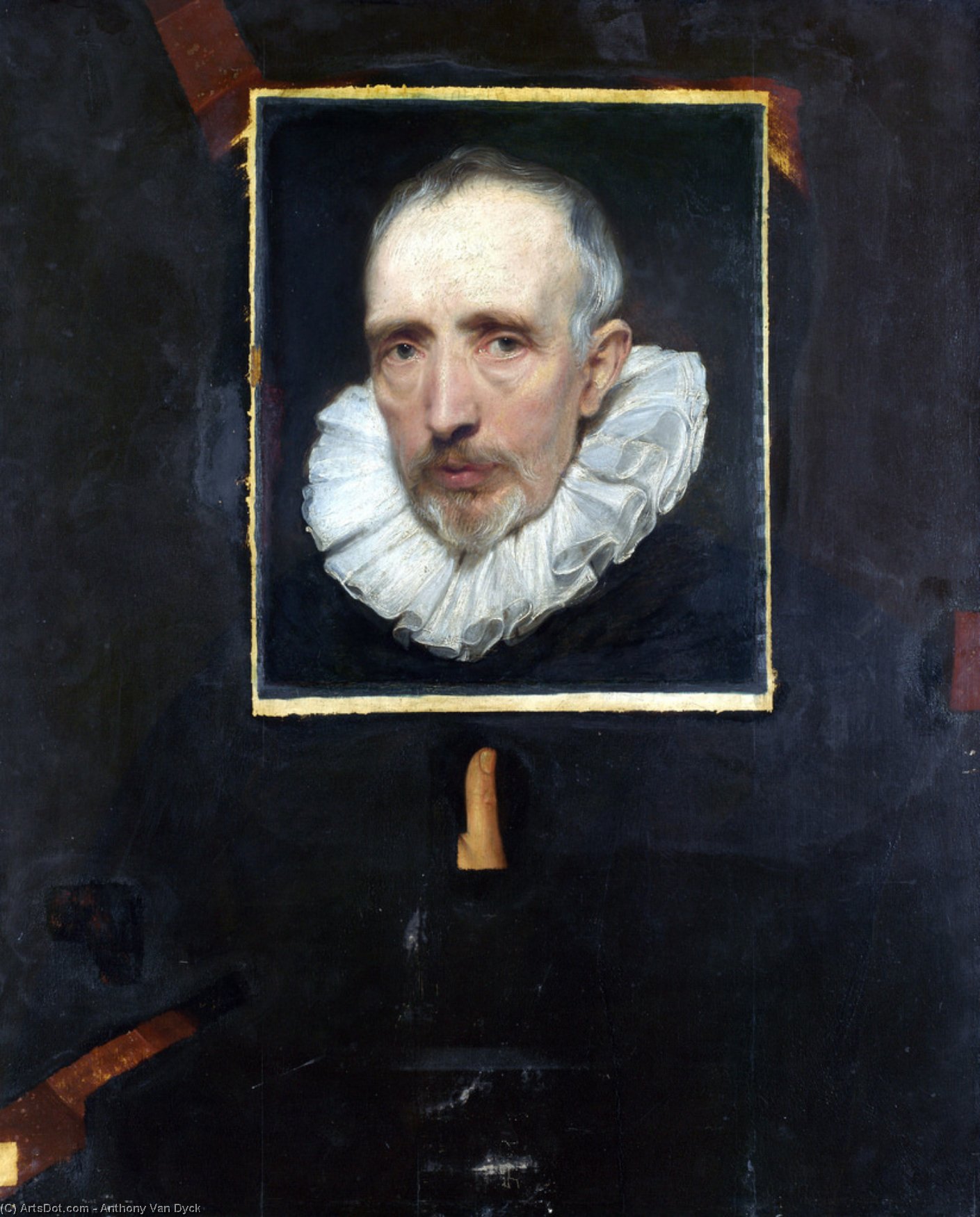 Wikioo.org - สารานุกรมวิจิตรศิลป์ - จิตรกรรม Anthony Van Dyck - Portrait of Cornelis van der Geest