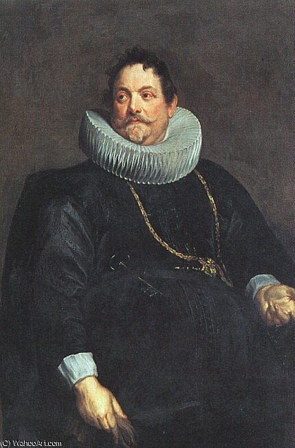 Wikioo.org - สารานุกรมวิจิตรศิลป์ - จิตรกรรม Anthony Van Dyck - Portrait of Jean de Monfort