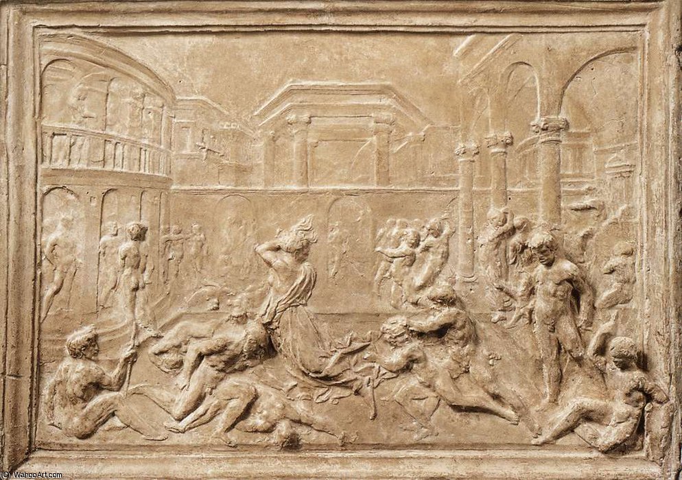 WikiOO.org - Enciclopédia das Belas Artes - Pintura, Arte por Francesco Di Giorgio Martini - Mythological Scene