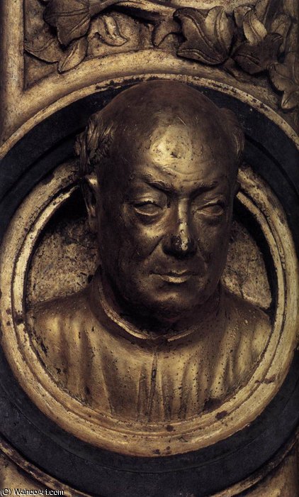 Wikioo.org - Encyklopedia Sztuk Pięknych - Malarstwo, Grafika Lorenzo Ghiberti - Eastern Door - Self-Portrait