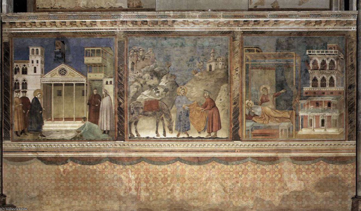 WikiOO.org - Encyclopedia of Fine Arts - Maalaus, taideteos Giotto Di Bondone - Scenes nos. - (1-3)