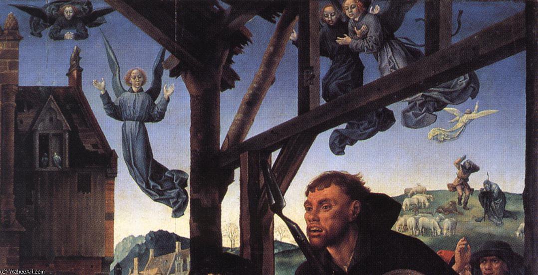 WikiOO.org - Enciclopedia of Fine Arts - Pictura, lucrări de artă Hugo Van Der Goes - Portinari - The Adoration of the Shepherds (detail)10