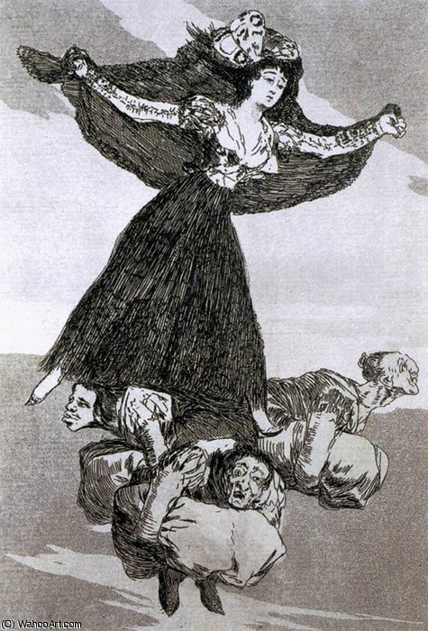 Wikioo.org - The Encyclopedia of Fine Arts - Painting, Artwork by Francisco De Goya - Gone for good