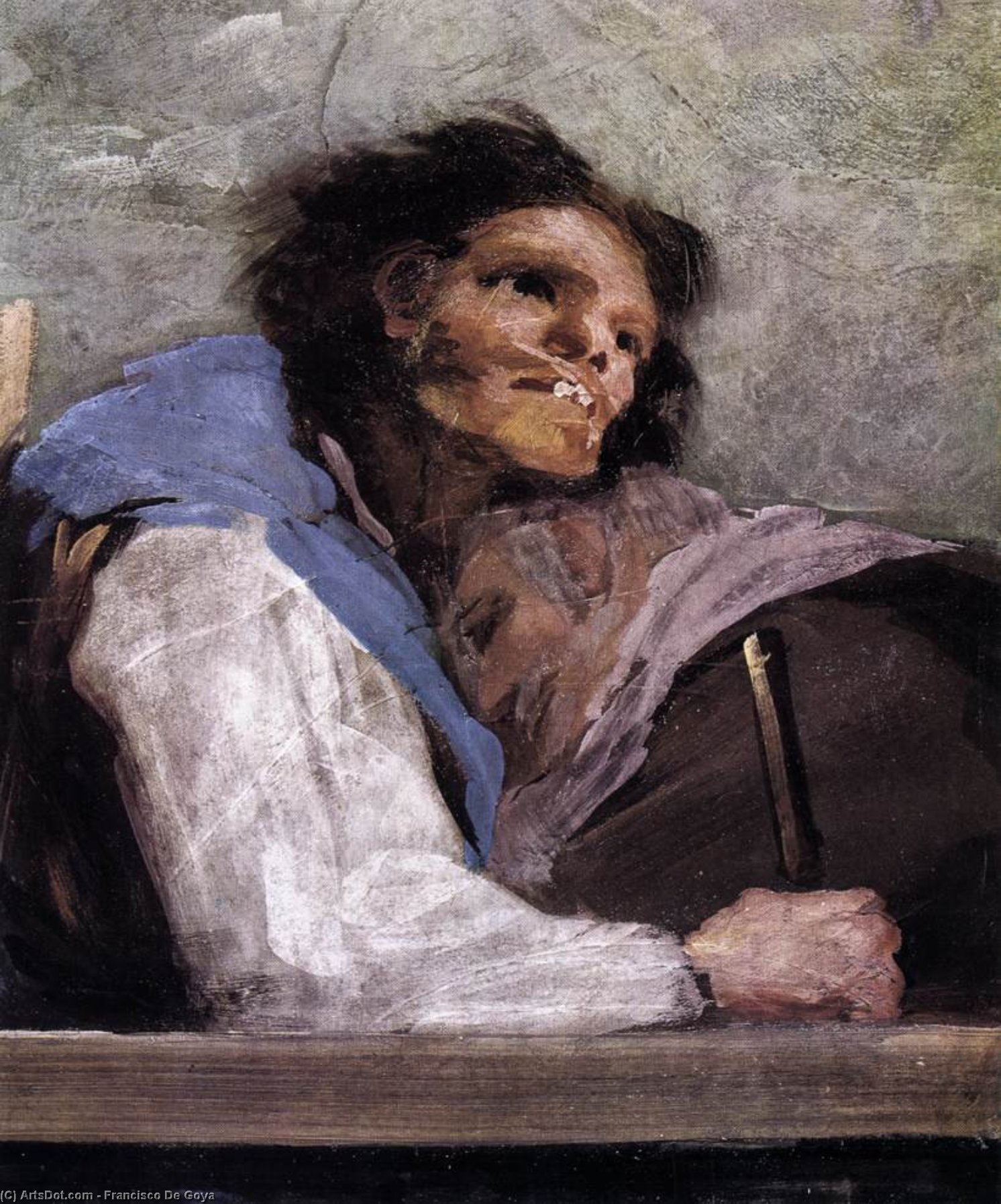 WikiOO.org – 美術百科全書 - 繪畫，作品 Francisco De Goya - 奇迹 的  圣  安东尼  详细  3