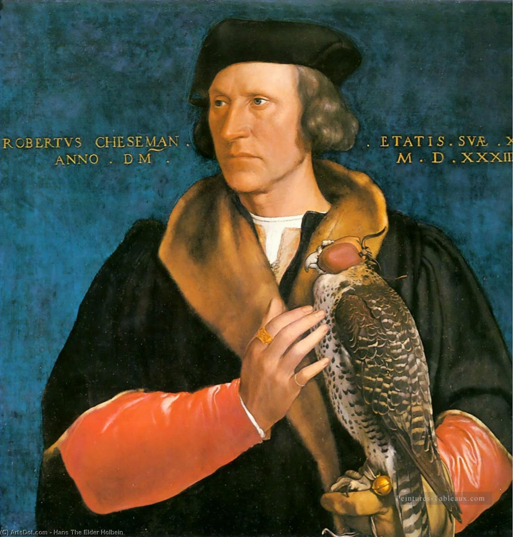 Wikioo.org – La Enciclopedia de las Bellas Artes - Pintura, Obras de arte de Hans Holbein The Elder - Botas retrato de robert Cheseman