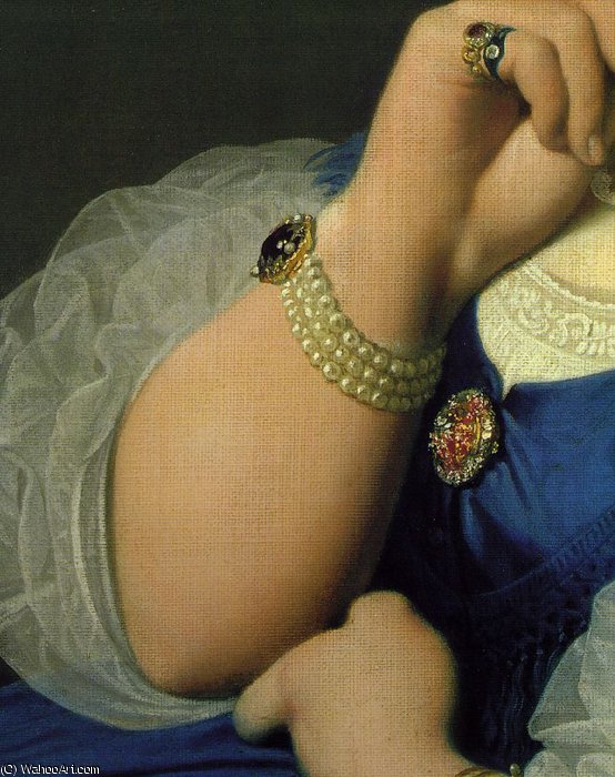 WikiOO.org - Enciclopedia of Fine Arts - Pictura, lucrări de artă Jean Auguste Dominique Ingres - Delphine Ramel, Madame Ingres d1
