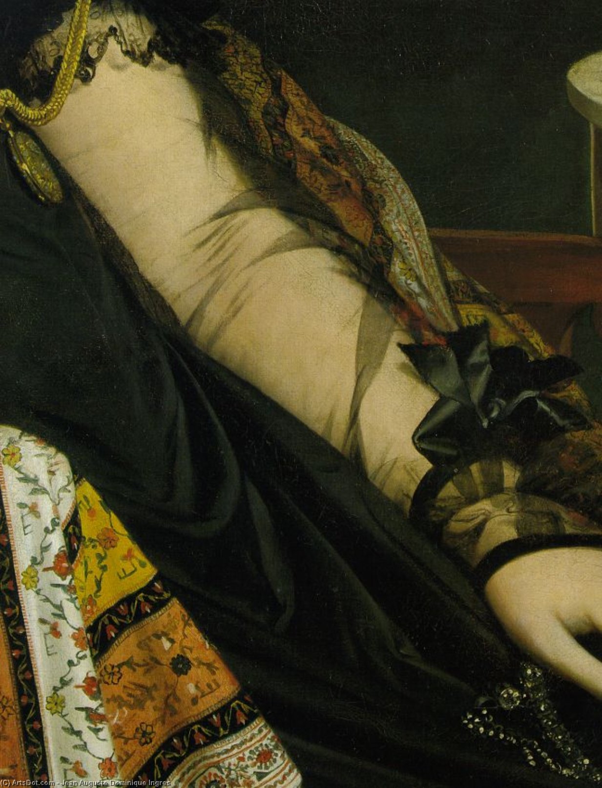 WikiOO.org – 美術百科全書 - 繪畫，作品 Jean Auguste Dominique Ingres - 弗朗索瓦丝 poncelle , 夫人 勒布朗