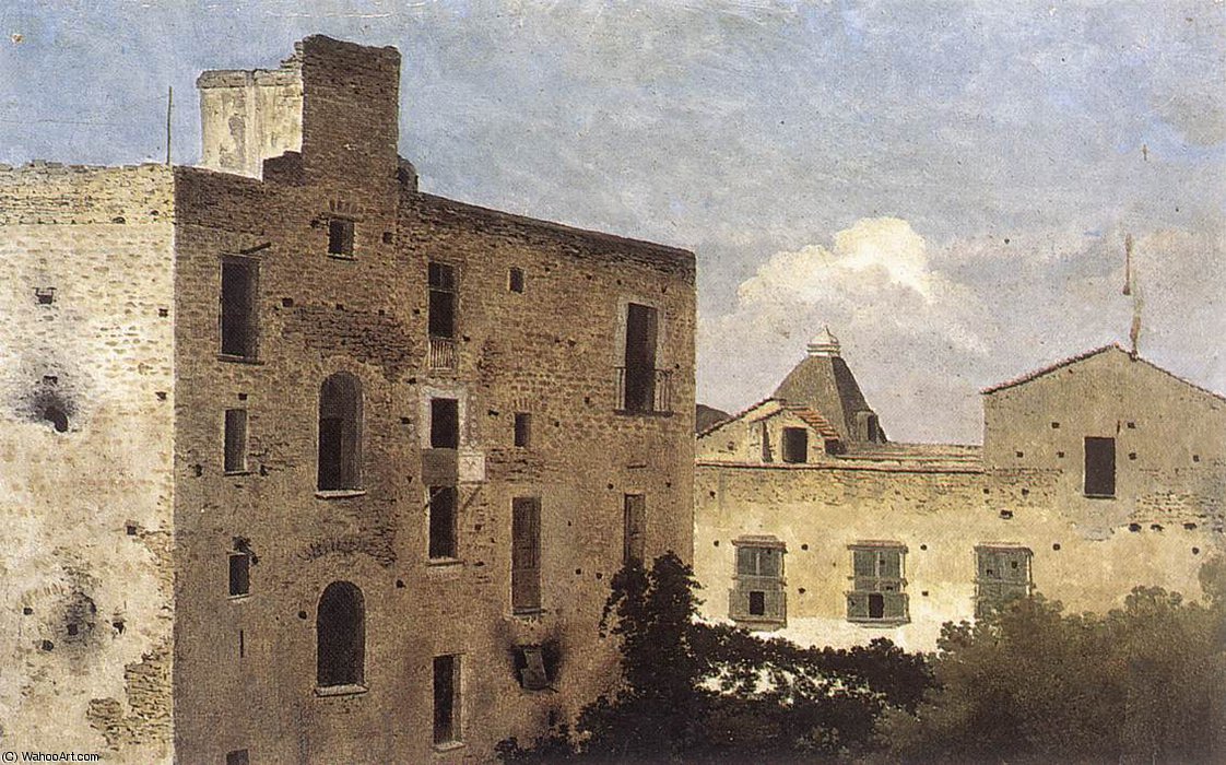 Wikioo.org - The Encyclopedia of Fine Arts - Painting, Artwork by Thomas Jones - Houses in Naples