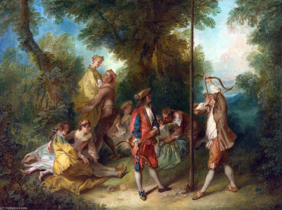 Wikioo.org - The Encyclopedia of Fine Arts - Painting, Artwork by Nicolas Lancret - The Four Ages of Man - Maturity