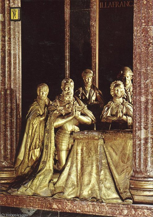 Wikioo.org - The Encyclopedia of Fine Arts - Painting, Artwork by Leone Leoni (Pompeo Leoni) - Tomb of Charles V