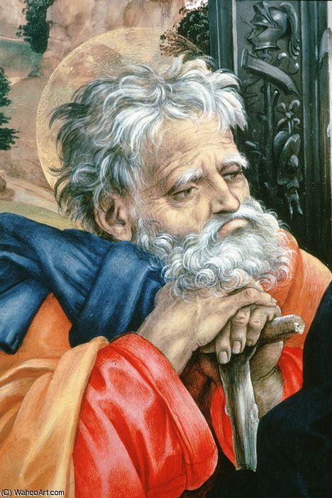 Wikioo.org – L'Enciclopedia delle Belle Arti - Pittura, Opere di Filippino Lippi - santo famiglia -   2_dt