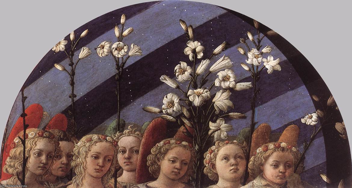 Wikioo.org - The Encyclopedia of Fine Arts - Painting, Artwork by Fra Filippo Lippi - of the Virgin (detail)