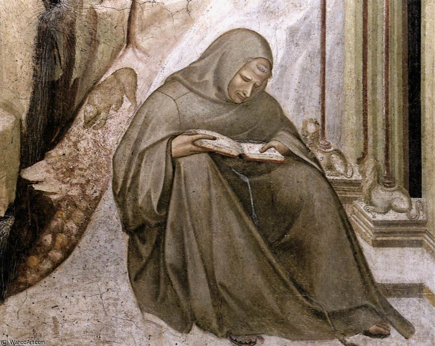 Wikioo.org - The Encyclopedia of Fine Arts - Painting, Artwork by Pietro Lorenzetti - Assisi-arch-Stigmata of St Francis (detail)